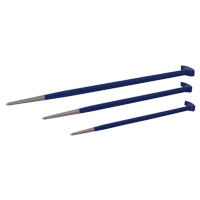 Rolling Head Pry Bar Set, 3 Pcs. Superchem Industries
