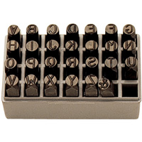 Letter Hand Stamp Set, 27 Pieces Superchem Industries