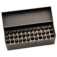 Letter & Number Hand Stamp Set, 36 Pieces Superchem Industries