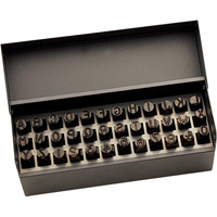 Letter & Number Hand Stamp Set, 36 Pieces Superchem Industries