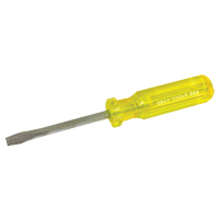 Tournevis fendu, 1/4", 8-1/4" lo, Prise Plastique Superchem Industries
