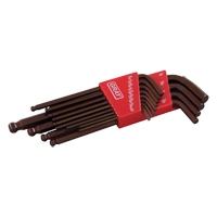 Long Arm Ball Hex Key Set, 13 Pcs., Imperial Superchem Industries