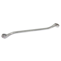 Box Wrench, 12 Point, 1/2" x 9/16", 15° Offset, Chrome Finish Superchem Industries