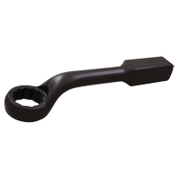 Striking Face Box Wrench, 12 Point, 27 mm, 45° Offset, Black Oxide Finish Superchem Industries