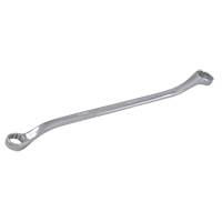 Box End Wrench, 12 Point, 8/9 mm, 15° Offset, Chrome Finish Superchem Industries