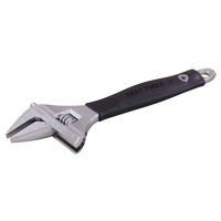 Adjustable Wrench, 8-1/4" L, 1-1/2" Max Width, Polished Superchem Industries
