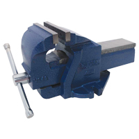 Ductile Iron Mechanics Bench Vise, 4-1/2" Jaw Width, 2-3/5" Throat Depth Superchem Industries