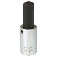 Bit Socket, 10 mm x 2-1/5" L, 3/8" Drive Superchem Industries