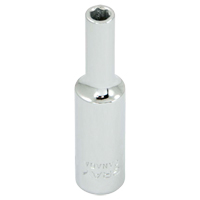 Socket, 4 mm, 1/4" Drive, 6 Points Superchem Industries