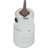 Bit Socket, Torx&reg;, T7 x 2-1/8" L, 3/8" Drive Superchem Industries