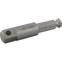 Male Hex Extension, 1/2" Drive, 2-1/5" L Superchem Industries