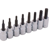 Socket Set, Torx&reg;, 3/8" Drive, 8 Pcs Superchem Industries