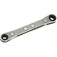 Flat Ratcheting Box Wrench, 1/4" Drive, Plain Handle Superchem Industries