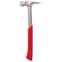 Smooth Face Framing Hammer, 22 oz., Solid Steel Handle, 15" L Superchem Industries