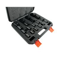 SAE Socket Set, 19 Pcs, Impact, 1/2" Drive Size Superchem Industries