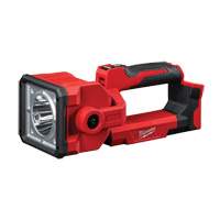 M18 Search Light, LED, 1250 Lumens, 7 Hrs. Run Time, Rechargeable Battery, Plastic Superchem Industries