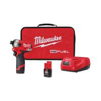 M12 Fuel Surge Hex Hydraulic Driver Kit, 1/4", 450 in-lbs Max. Torque, 12 V, Lithium-Ion Superchem Industries