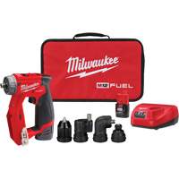 M12 Fuel Installation Drill-Driver Kit, Lithium-Ion, 12 V, 1/4"/3/8" Chuck, 300 in-lbs Torque Superchem Industries