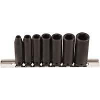 Socket Set, 7 Pcs, Impact, 1/4" Drive Size, Deep Superchem Industries