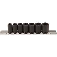 Magnetic Socket Set, 7 Pcs, Impact, 1/4" Drive Size Superchem Industries