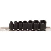 Magnetic Socket Set, 7 Pcs, Impact, 1/4" Drive Size Superchem Industries