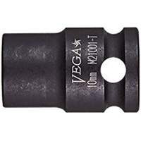Douille &agrave; paroi mince, Chocs, 8 mm, Prise 3/8", 6 pans Superchem Industries