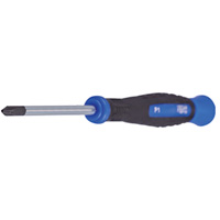 Tournevis Phillips de pr&eacute;cision, #00, 5" l, Prise Coussin&eacute;e Superchem Industries