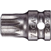 Socket Bit, Triple Square, 5 x 3/4" L, 1/4" Drive Superchem Industries