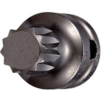 Socket Bit, Triple Square, 5 x 1" L, 3/8" Drive Superchem Industries