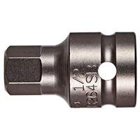 Socket Bit, Hex, 6 mm x 1-1/2" L, 1/2" Drive Superchem Industries
