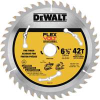 Lame TrackSaw FlexVolt, 6-1/2", 42 dents, Pour Bois Superchem Industries