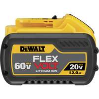 FlexVolt&reg; Max Battery, Lithium-Ion, 20 V/60 V, 12 Ah Superchem Industries