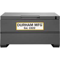 Jobsite Storage Box, 48" x 24" x 27-13/16", Steel, Grey Superchem Industries