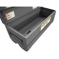 Jobsite Storage Box, 60" x 24" x 22-3/4", Steel, Grey Superchem Industries