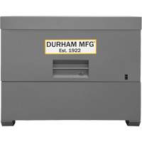 Piano Style Jobsite Storage Box, 60-1/2" W x 34-3/4" D x 49-3/8" H, Grey Superchem Industries