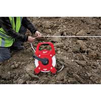 Open Reel Long Tape Measure, 1/2" x 300', Imperial Graduations Superchem Industries