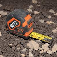 Magnetic Double-Hook Tape Measure, 25', Imperial Graduations Superchem Industries