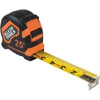Tape Measure with Belt Clip, 25', 1/16" Graduations Superchem Industries