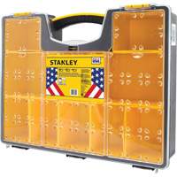 Organisateur profond pour professionnel, 17-1/2" la x 4-1/2" p x 14" h, Noir/Jaune Superchem Industries