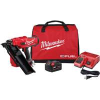 M18 Fuel 30 Degree Nailer Kit, 18 V, Lithium-Ion Superchem Industries