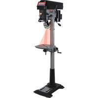 Perceuse &agrave; colonne &agrave; vitesse variable, 15", Mandrin 5/8", 3300 tr/min Superchem Industries