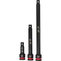Shockwave Impact Duty Socket Extension Set, Impact, 1/2" Drive, 3"/6"/10" L Superchem Industries