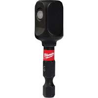 Shockwave Impact Socket Adapters, 1/4" Drive Size, 1/2" Male Size, Ball, 2" L Superchem Industries