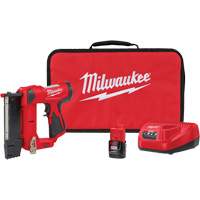 M12 23 Gauge Pin Nailer Kit, 12 V, Lithium-Ion Superchem Industries