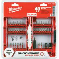 40-Piece Shockwave Impact Duty Driver Bit Set Superchem Industries