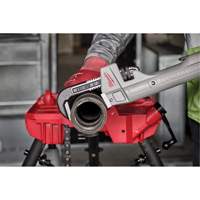 Cheater Adaptable Pipe Wrench, 2-1/2" Jaw Capacity, 18"/11"/24" Long Superchem Industries