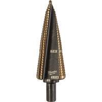 Step Drill Bit, 7/8"/#9 - 1-1/8"/#9 , 1/32" Increments, High Speed Cobalt Superchem Industries