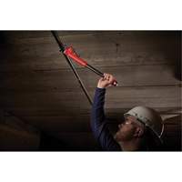 Cheater Adaptable Pipe Wrench, 2-1/2" Jaw Capacity, 18"/24"/10" Long, Powder Coated Finish, Ergonomic Handle Superchem Industries