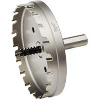 One-Piece Carbide Hole Cutters, 4", 3/16" Depth of Cut Superchem Industries