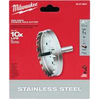 One-Piece Carbide Hole Cutters, 4", 3/16" Depth of Cut Superchem Industries